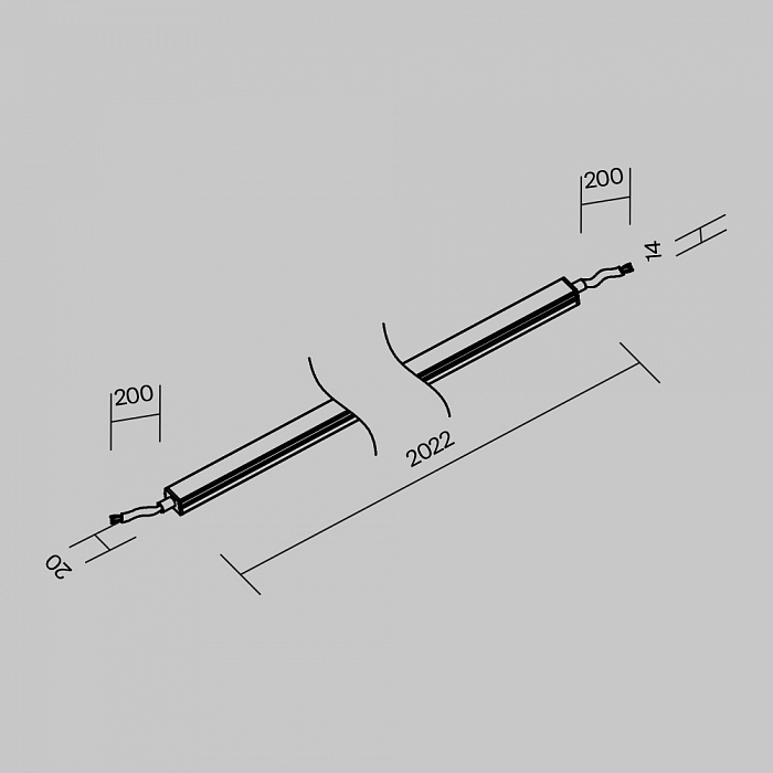 Outdoor O-TR001-LL-L20W3K